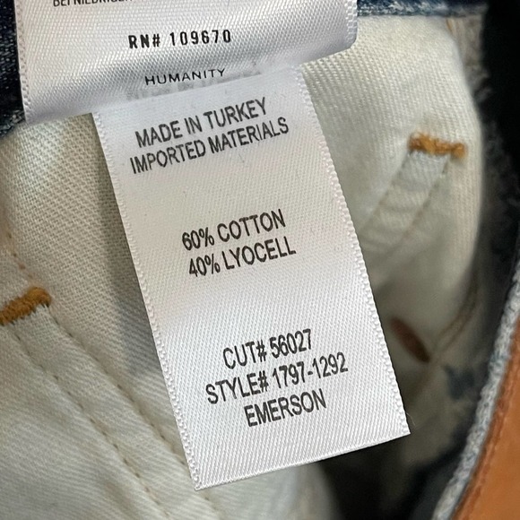 Citizens of Humanity Emerson Distressed Slim Boyfriend Denim Jeans Roadtrip 27 - Picture 16 of 16